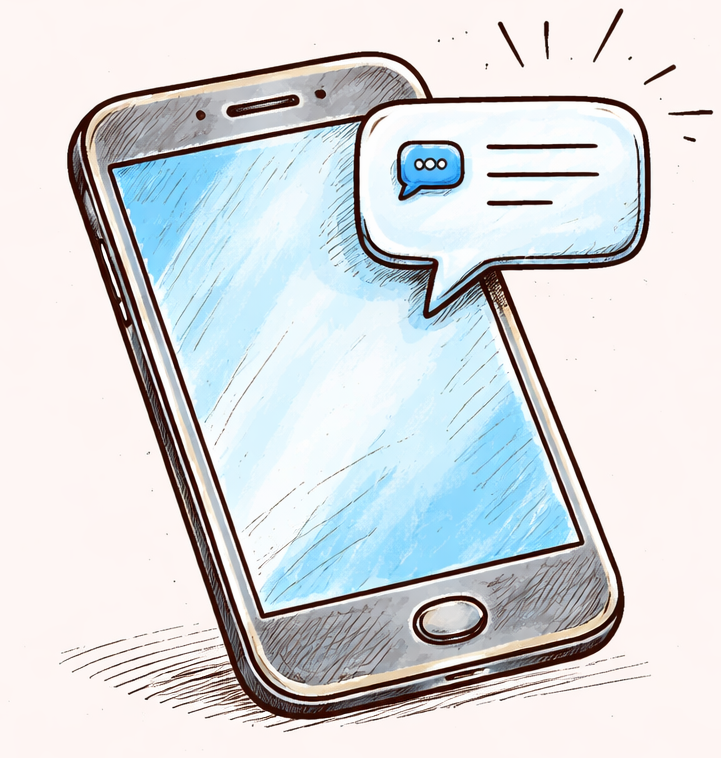 Phone lead illustration